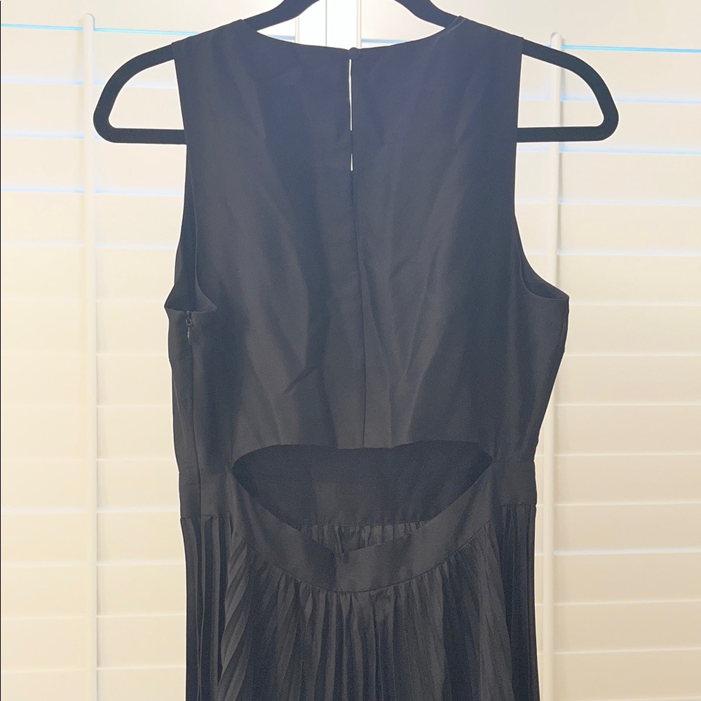 Banana Republic Classic Black Midi Dress with back cutout - Picture 11 of 14